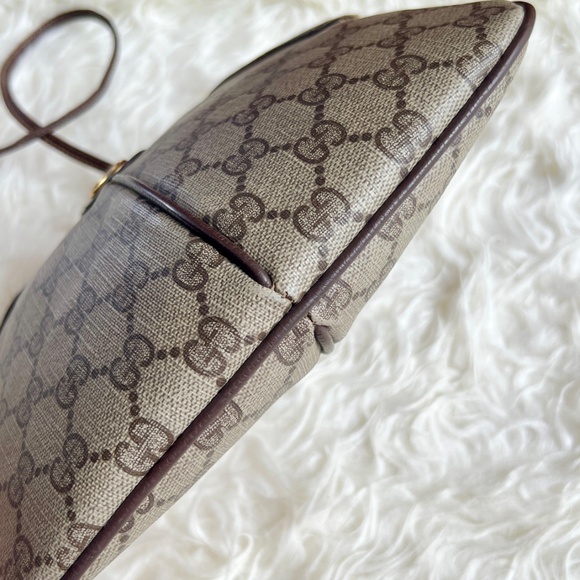 Authentic Vintage Gucci GG Monogram Supreme Sherry Web Ophidia Slingbag - Picture 5 of 14
